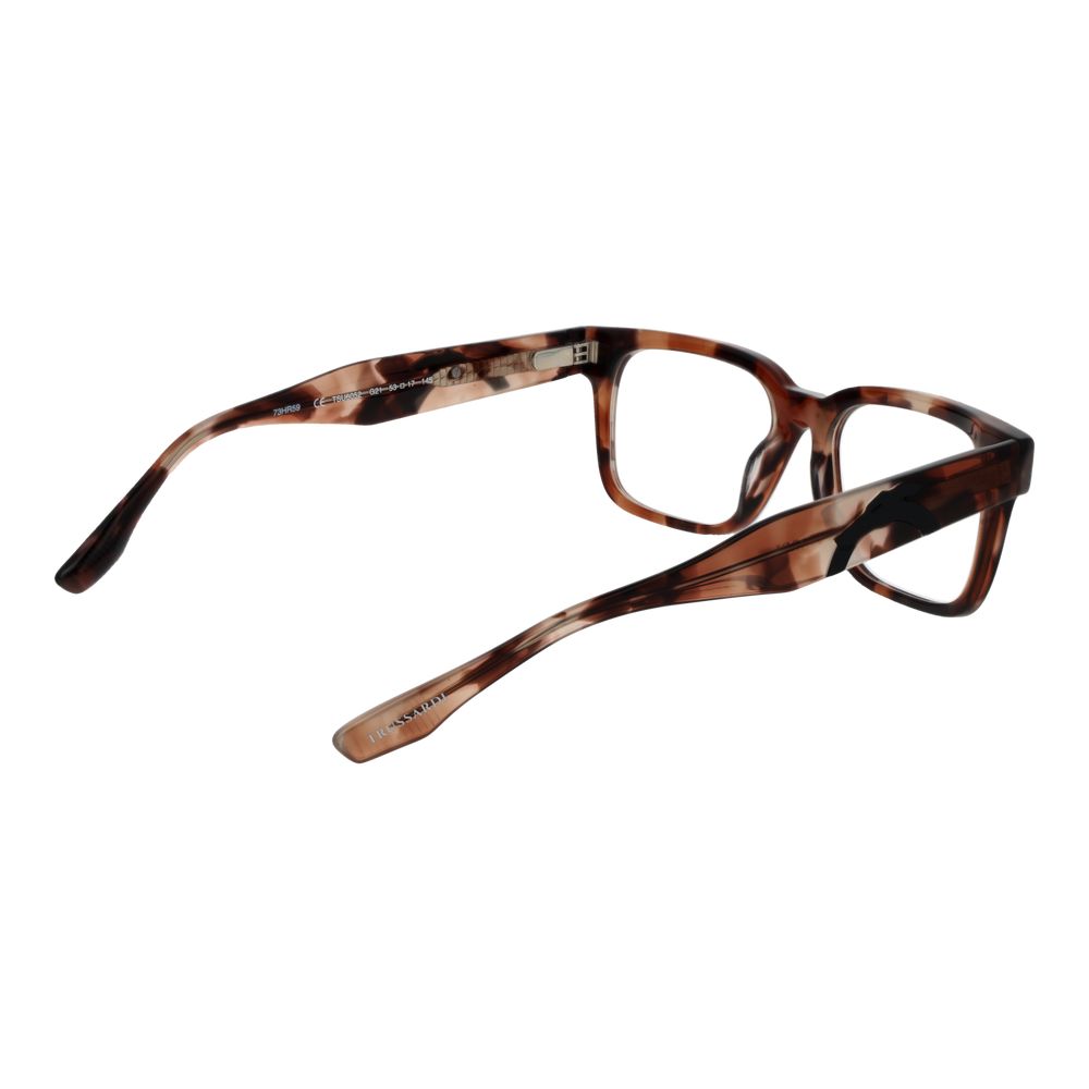 Trussardi Unisex Optical Glasses – Brown Full-Rim Frame, 53mm