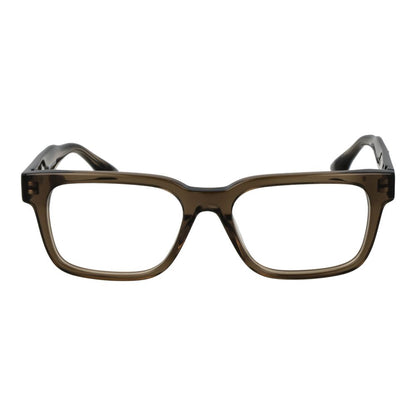Trussardi Brown Unisex Optical Glasses – Rectangle Full-Rim Frame