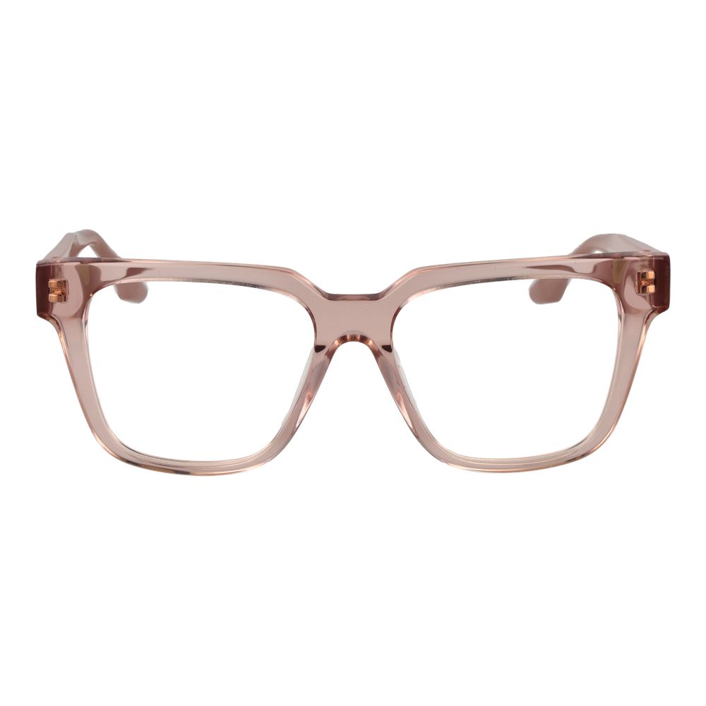 Trussardi Pink Women’s Optical Glasses – Square Full-Rim Frame