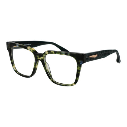 Trussardi Green Women's Optical Glasses – Square Full-Rim Frame