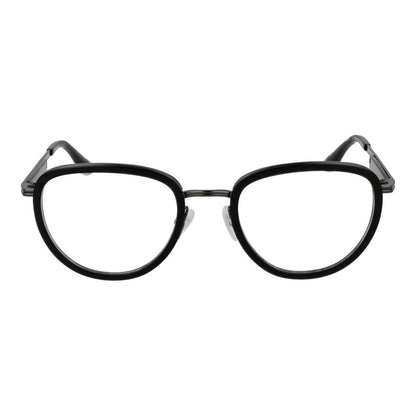 Trussardi Black Men’s Optical Glasses – Full-Rim Frame, 52mm