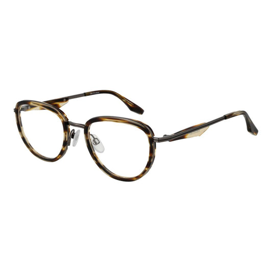 Trussardi Men’s Optical Glasses – Brown Full-Rim Frame