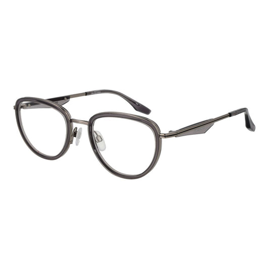 Trussardi Men’s Optical Glasses – Grey Full-Rim Frame, 52mm