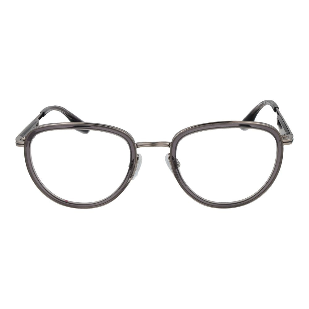 Trussardi Men’s Optical Glasses – Grey Full-Rim Frame, 52mm