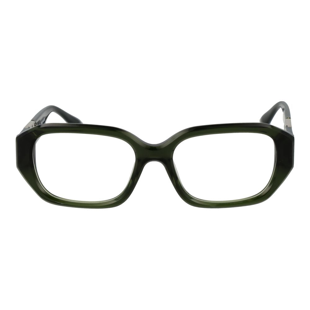 Trussardi Green Women’s Optical Glasses – Rectangle Full-Rim Frame