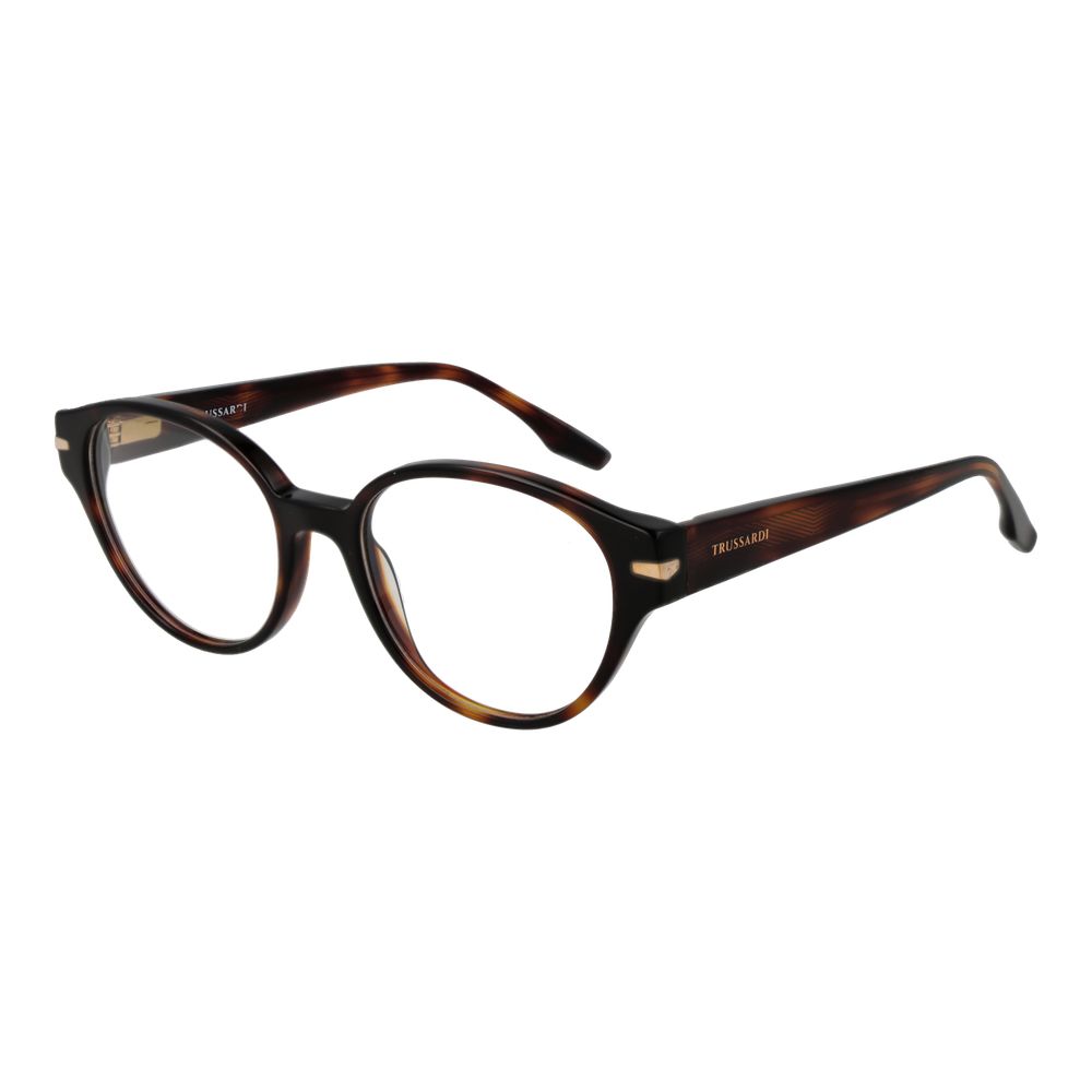 Trussardi Women’s Optical Glasses – Brown Full-Rim Frame