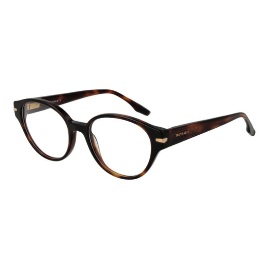 Trussardi Women’s Optical Glasses – Brown Full-Rim Frame