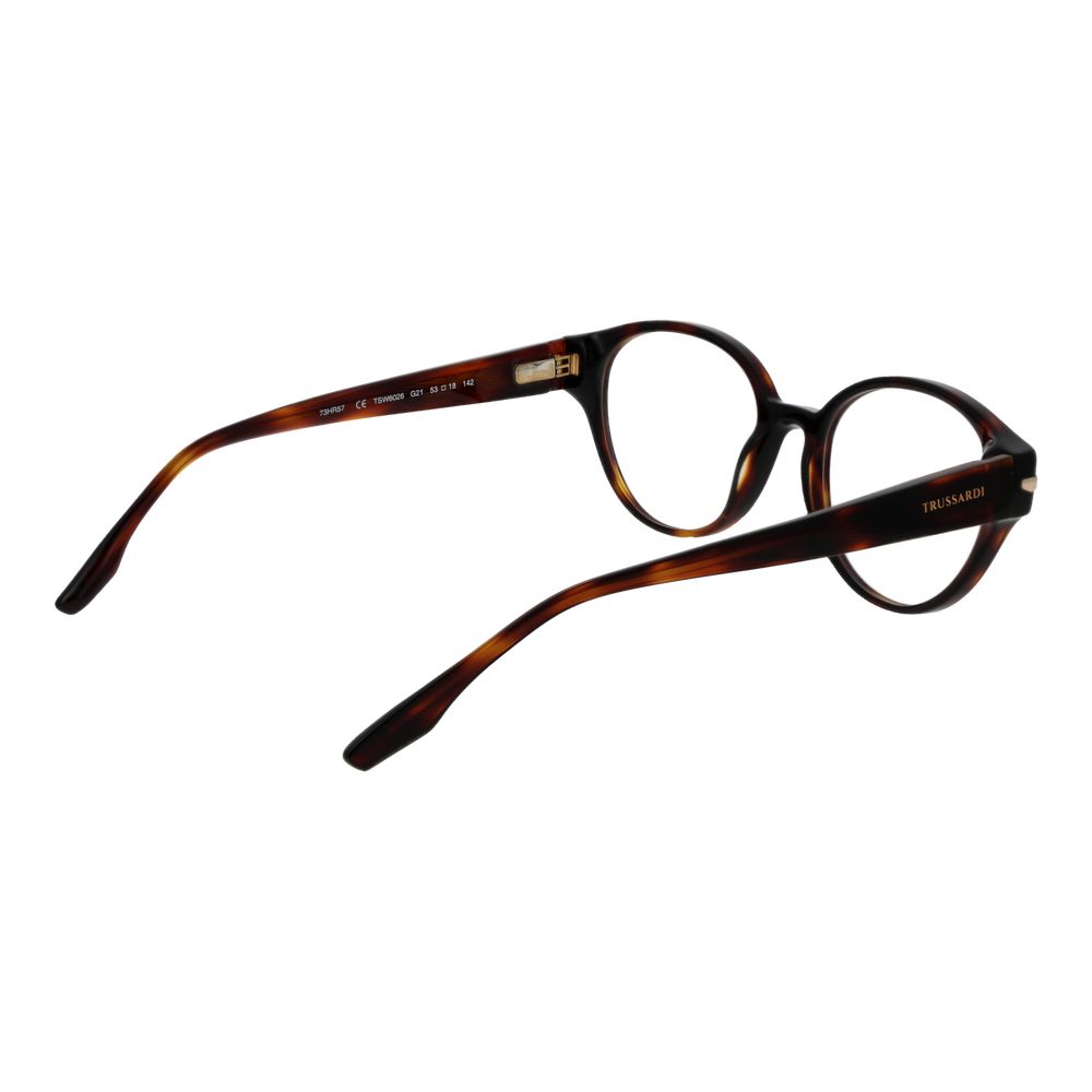 Trussardi Women’s Optical Glasses – Brown Full-Rim Frame