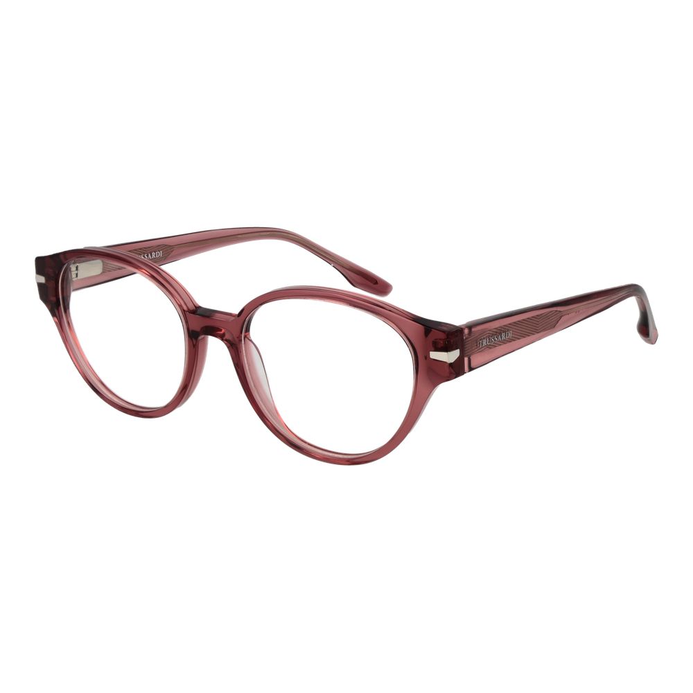 Trussardi Women’s Optical Glasses – Rose Full-Rim Frame, 53mm