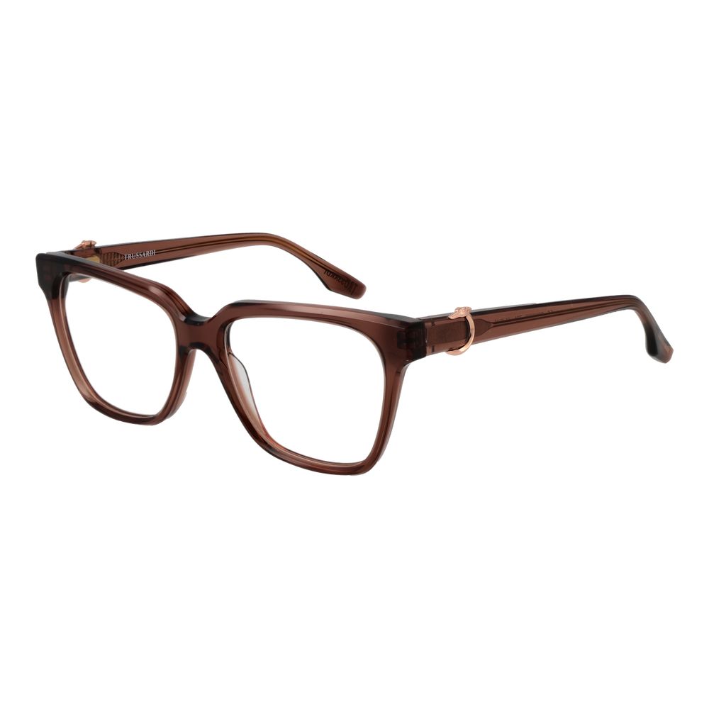 Trussardi Women's Optical Glasses – Brown Square Frame, 51mm