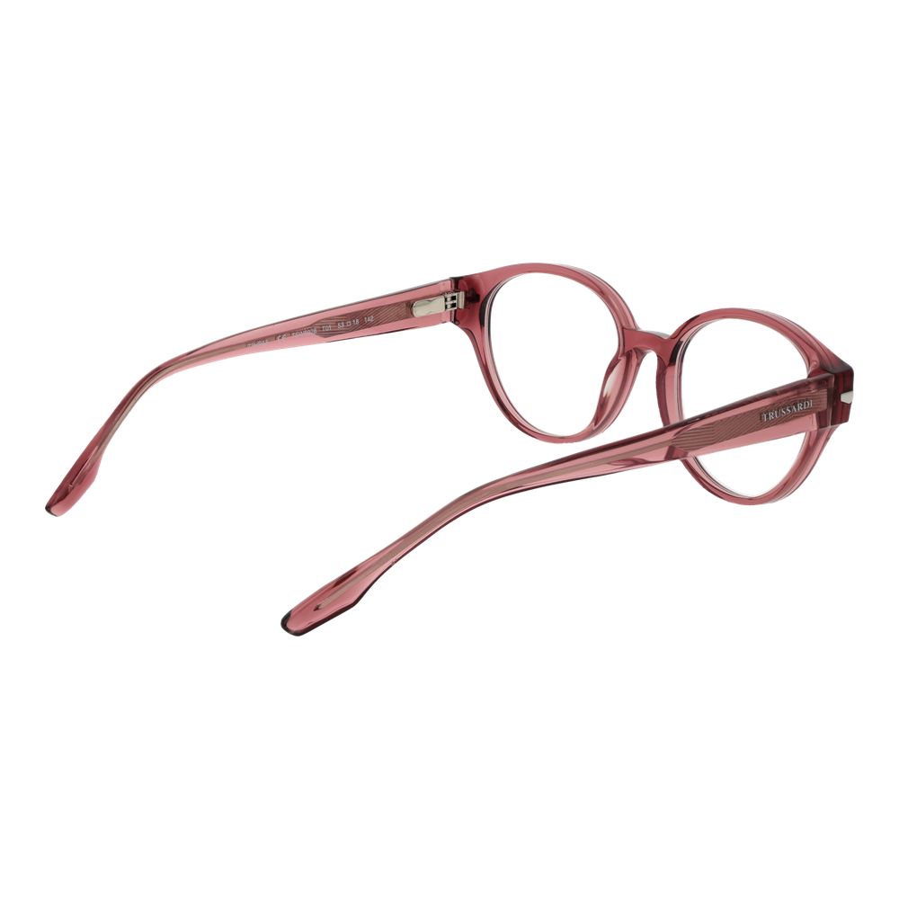 Trussardi Women’s Optical Glasses – Rose Full-Rim Frame, 53mm