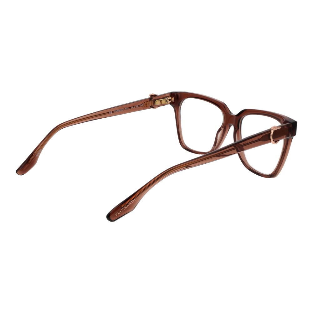 Trussardi Women's Optical Glasses – Brown Square Frame, 51mm
