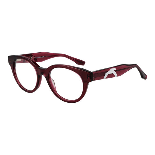 Trussardi Purple Unisex Glasses Frame – Full-Rim Style