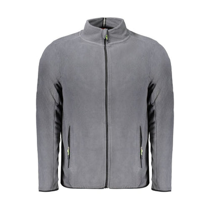 Norway 1963 Gray Polyester Sweatshirt with Zip Pockets