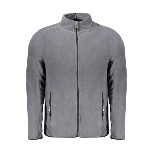 Norway 1963 Gray Polyester Sweatshirt with Zip Pockets