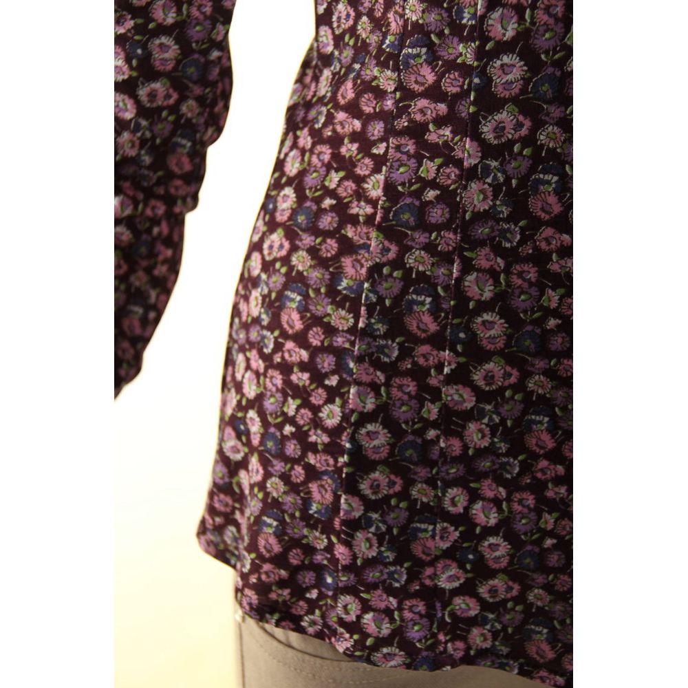 HOLIDAY INN Purple Viscose Shirt - Elegant Long Sleeve Men's Attire