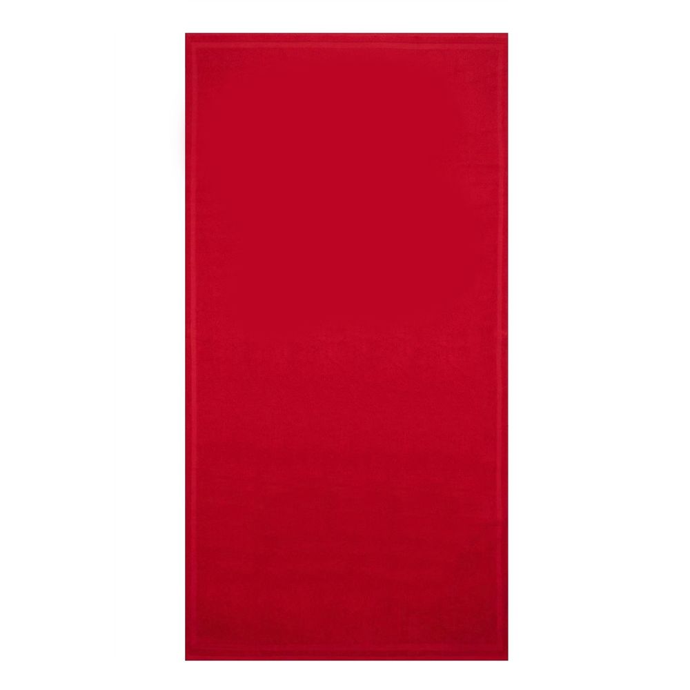 Iceberg Red Cotton Swimwear Beach Towel