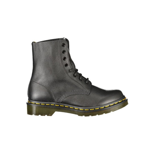 Dr. Martens Black Polyester 1460 Pascal Virginia Lace-Up Ankle Boot