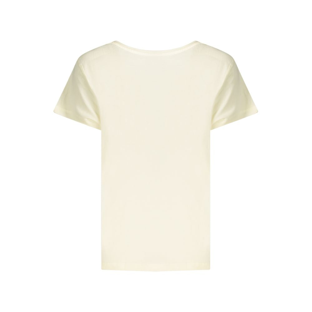 Freddy White Cotton T-Shirt – Effortless Style Meets Comfort