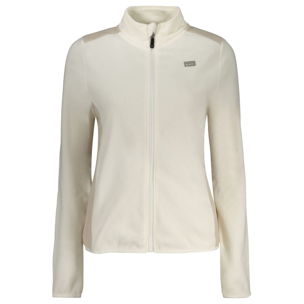 Norway 1963 White Polyester Sweatshirt with Contrasting Details