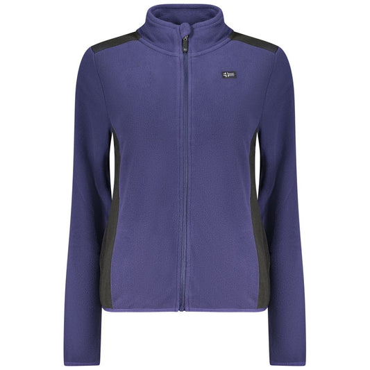 Norway 1963 Blue Polyester Sweatshirt: Versatile Fleece for Outdoor Adventures