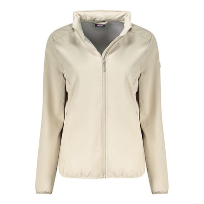 Norway 1963 Beige Soft Shell Jacket with Removable Hood