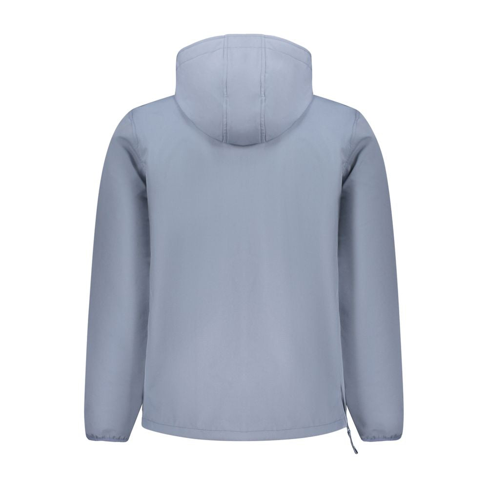 Norway 1963 Blue Polyester Soft Shell Jacket with Hood