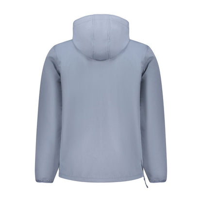 Norway 1963 Blue Polyester Soft Shell Jacket with Hood