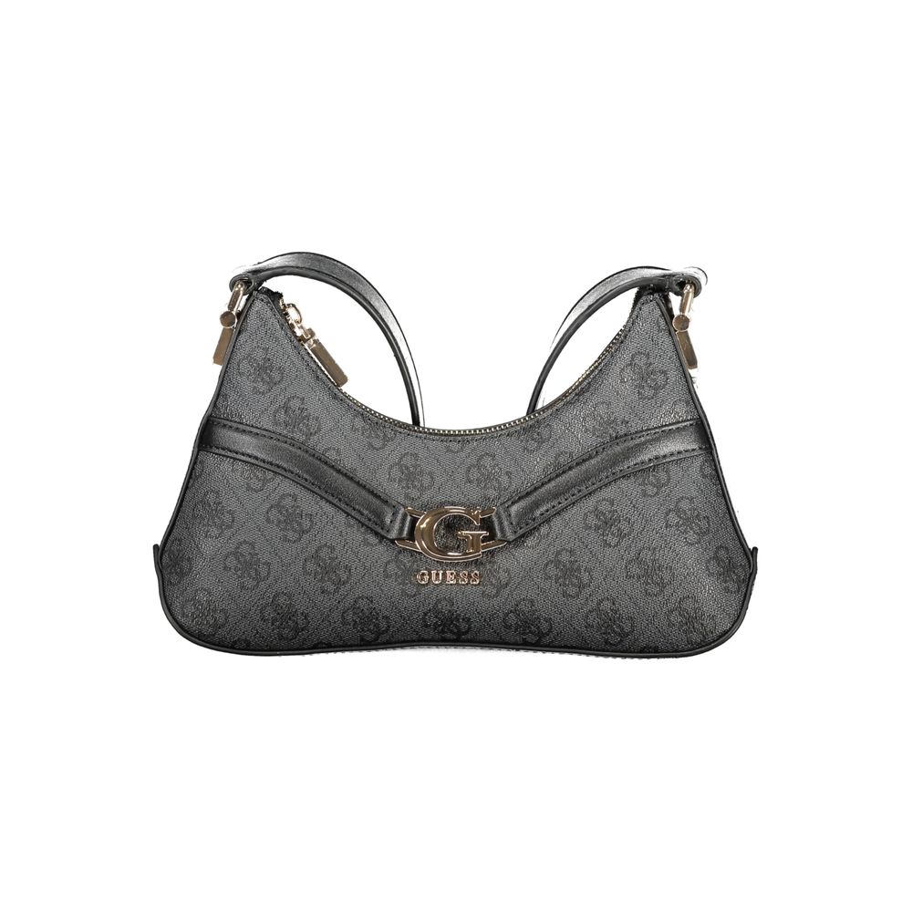Guess Jeans Black DEA Mini Handbag – Faux Leather, Chic Shoulder Design