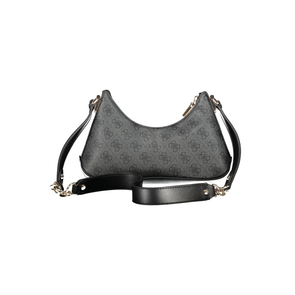Guess Jeans Black DEA Mini Handbag – Faux Leather, Chic Shoulder Design