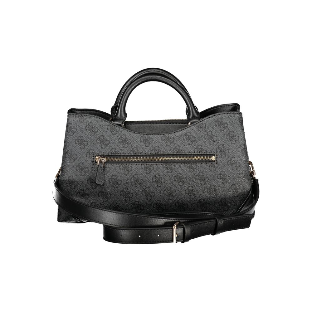 Guess Jeans Black DEA Handbag – Faux Leather, Chic and Versatile