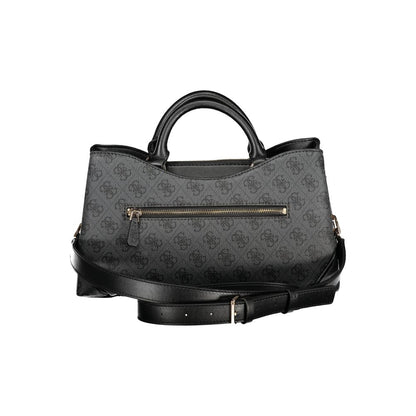 Guess Jeans Black DEA Handbag – Faux Leather, Chic and Versatile