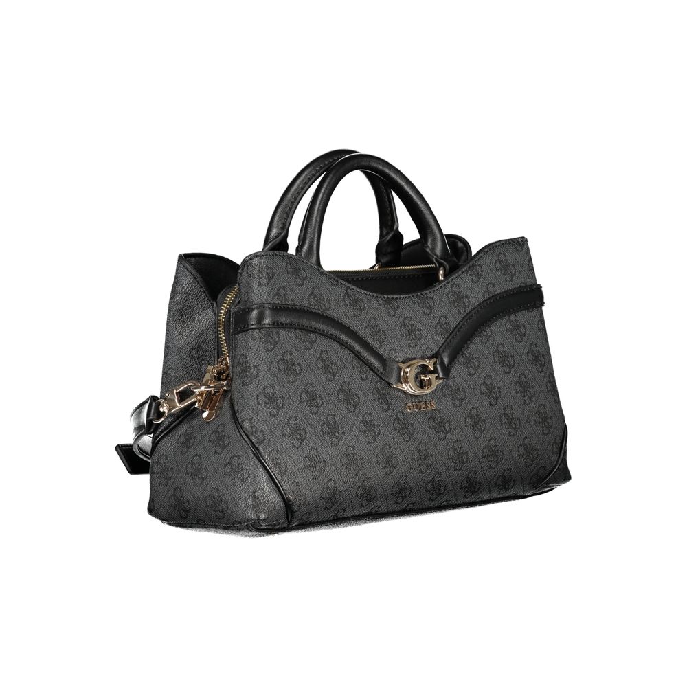 Guess Jeans Black DEA Handbag – Faux Leather, Chic and Versatile