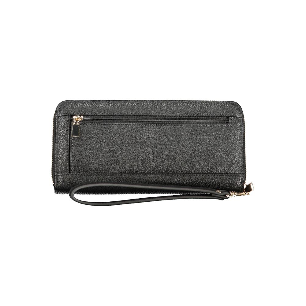 Guess Jeans Black Polyethylene Wallet - GREGORIA SLG