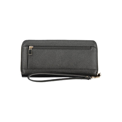 Guess Jeans Black Polyethylene Wallet - GREGORIA SLG