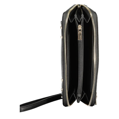 Guess Jeans Black Polyethylene Wallet - GREGORIA SLG