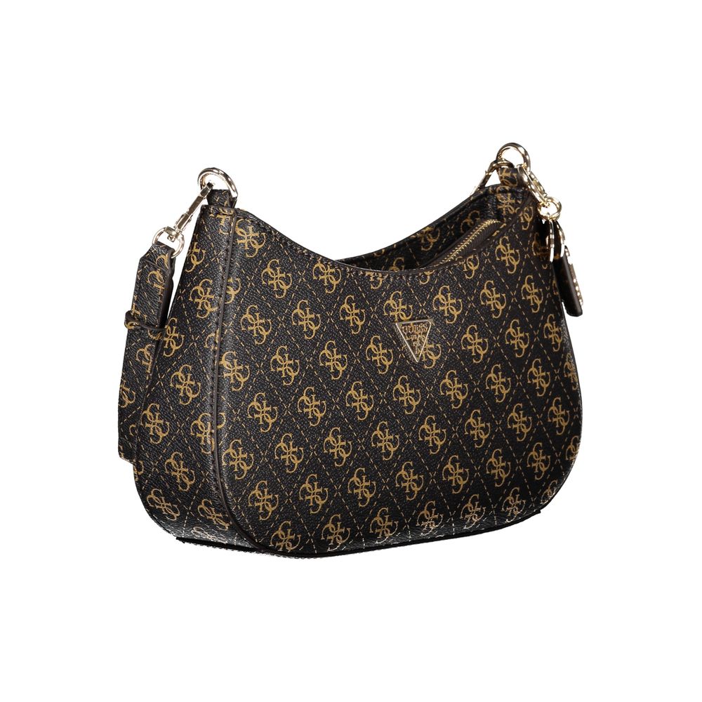 Guess Jeans Brown Noelle II Bag – Faux Leather, Versatile Design