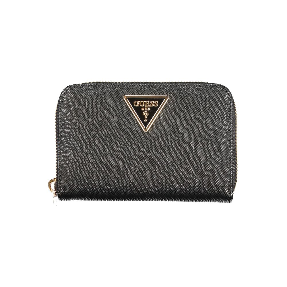 Guess Jeans Black Polyethylene Wallet - Laurel II SLG