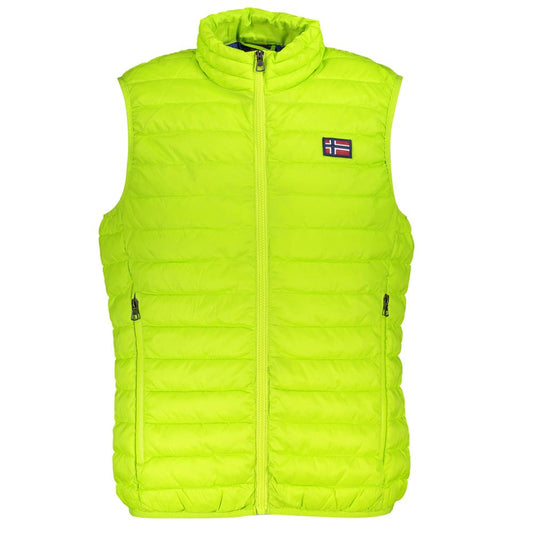Norway 1963 Yellow Polyester Sleeveless Jacket
