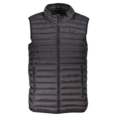 Gianmarco Venturi Black Polyamide Sleeveless Padded Gilet Jacket
