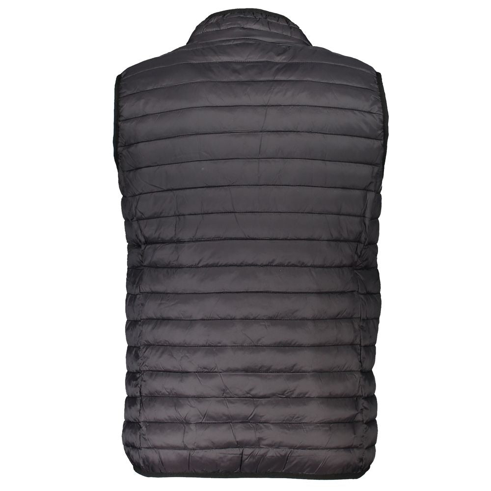 Gianmarco Venturi Black Polyamide Sleeveless Padded Gilet Jacket