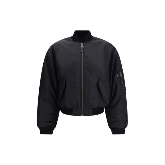 Balenciaga Standard Black Bomber Jacket for Men