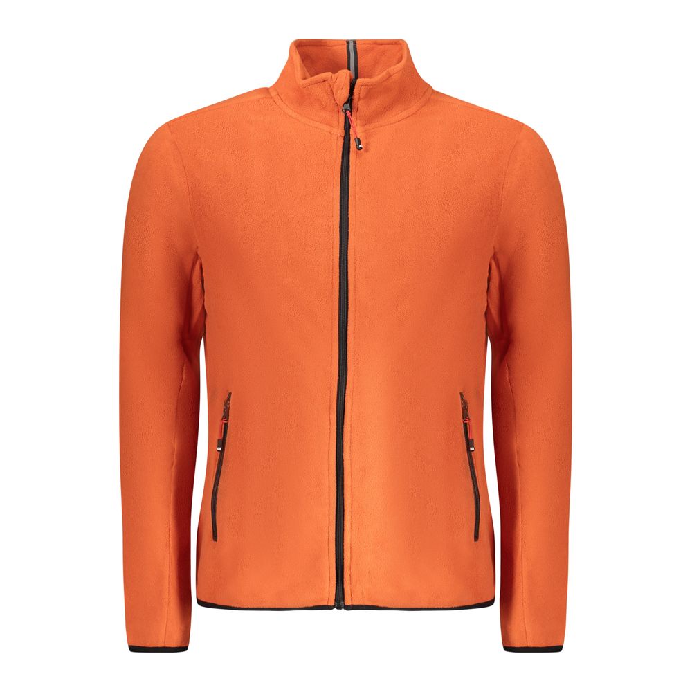 Norway 1963 Orange Polyester Men Sweater
