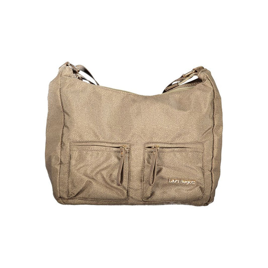 Laura Biagiotti Lorde Bag - Beige Polyester Handbag