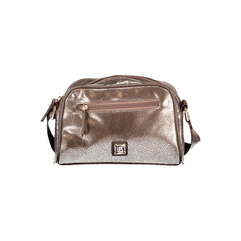 Laura Biagiotti Bronze Polyester Women Handbag - Tapiro Bag
