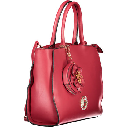 Laura Biagiotti Red PVC Women Handbag - Dausette Bag