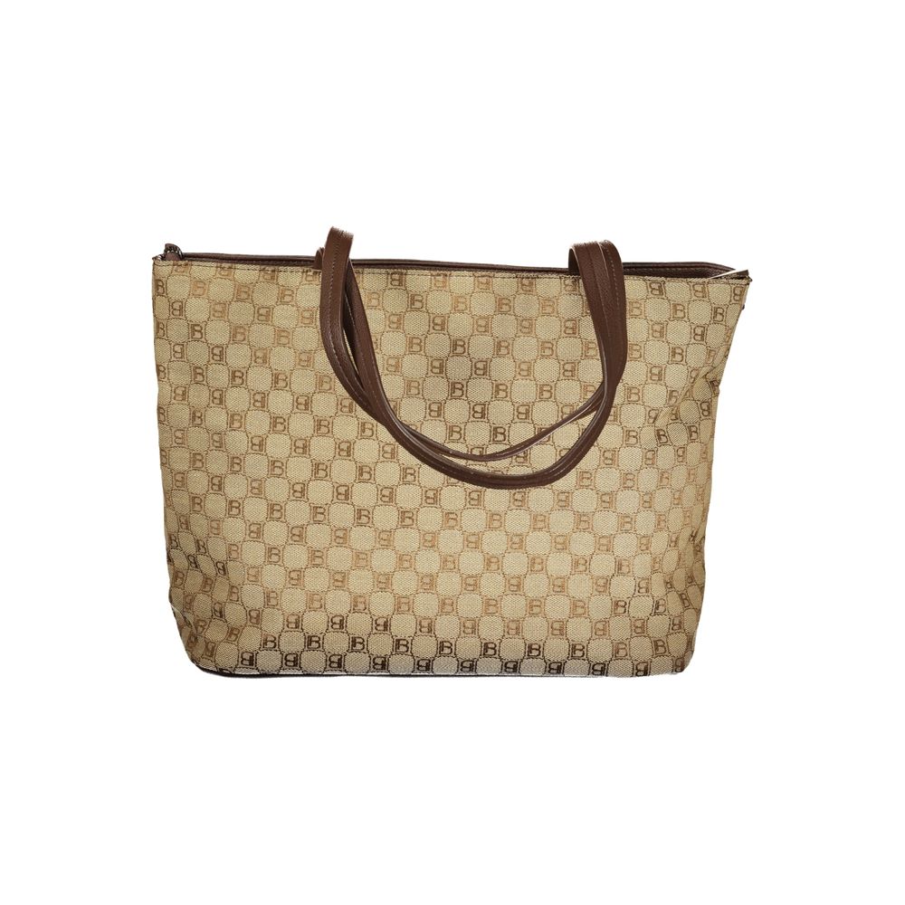 Laura Biagiotti Beige Polyester Women Handbag - Delray Bag