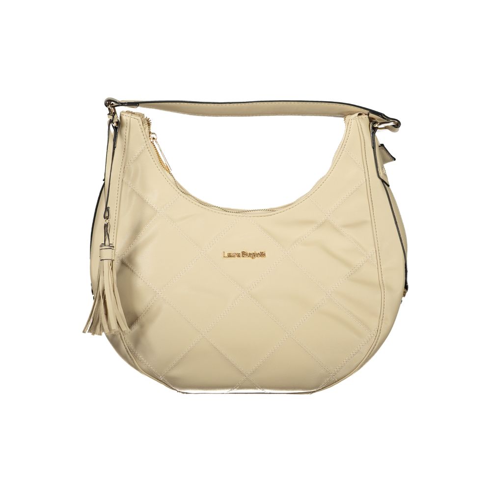 Laura Biagiotti Jalene Beige PVC Women Handbag