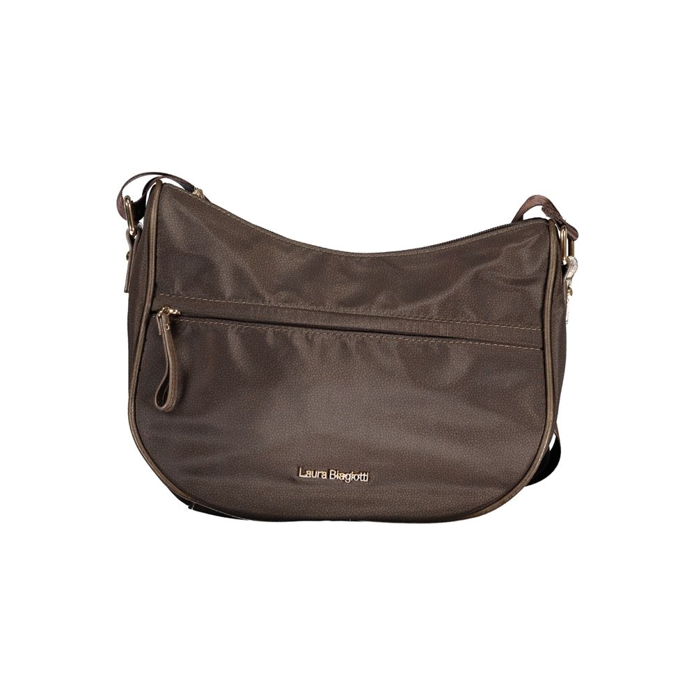 Laura Biagiotti Brown Polyester Women Handbag - Lorde Bag