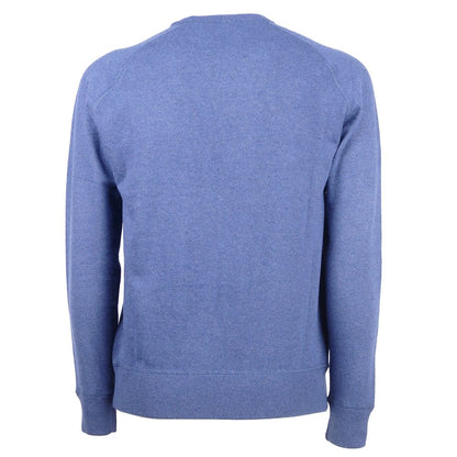 Emilio Romanelli Blue Cashmere Men's Sweater